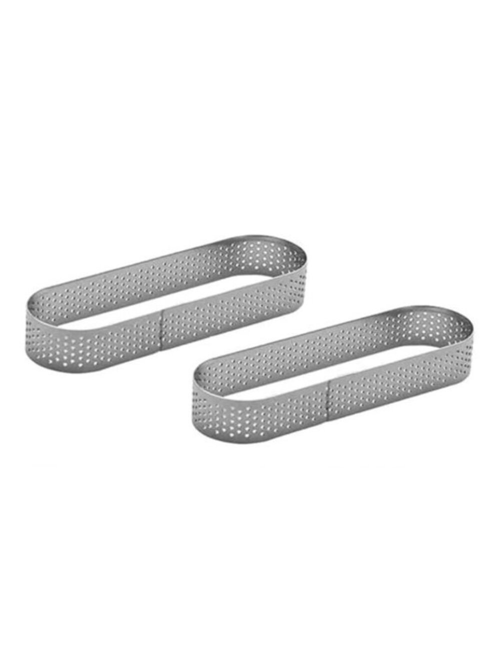 NIB 15-Piece Professional Oval Perforated Tartlet Mold Set - Picture 5 of 12